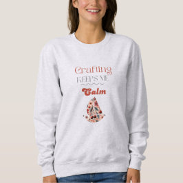 Hantverk håller mig lugn Körsbärssegelbåt T Shirt