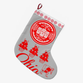 Hantverk under jul - Ohio - Öl R G W Stor Julstrumpa