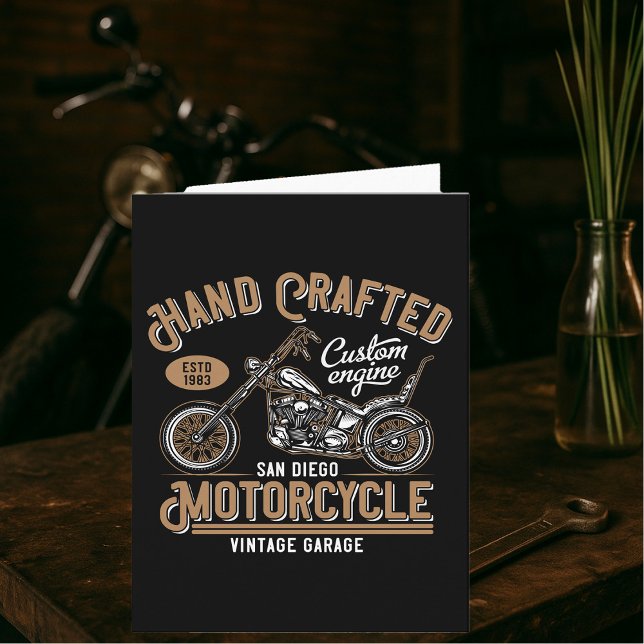 Hantverkad motorcykel kort (Skapare uppladdad)