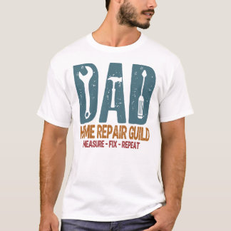 Hantverkardaddy Hemreparationsgille Verktyg Grafik T Shirt