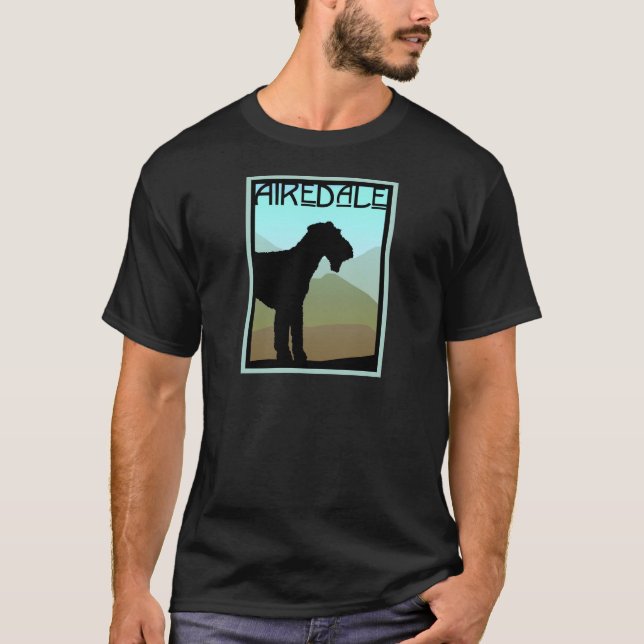 HantverkareAiredaleTerrier Tee (Framsida)