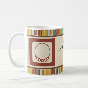 Hantverkaregruppmedlemmuggen (smycken) kaffemugg