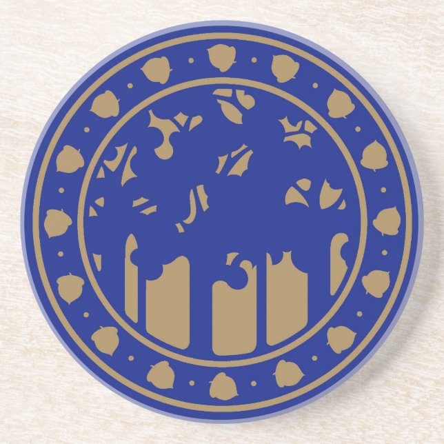 Hantverkarestilträd Underlägg Sandsten (Framsidan)