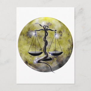 HantverkDungeonZodiac-Libra Vykort