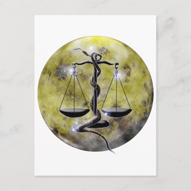 HantverkDungeonZodiac-Libra Vykort (Framsida)