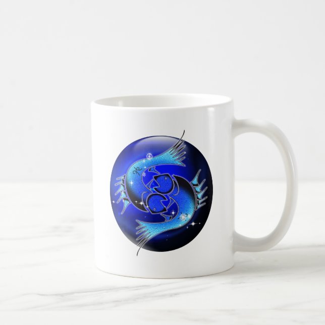 HantverkDungeonZodiac - Pisces Kaffemugg (Höger)