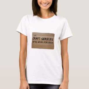 Hantverket servar - ska arbete för mat t shirt