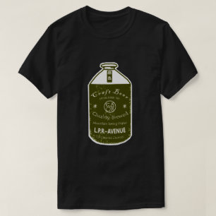 Hantverköl - vit för Growlertillbringaregrönt T Shirt