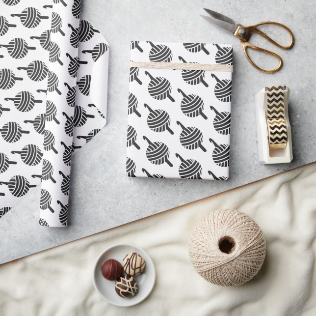 Hantverksfartyg av typen Crochet Krok och handgjor Presentpapper (Hantverk)