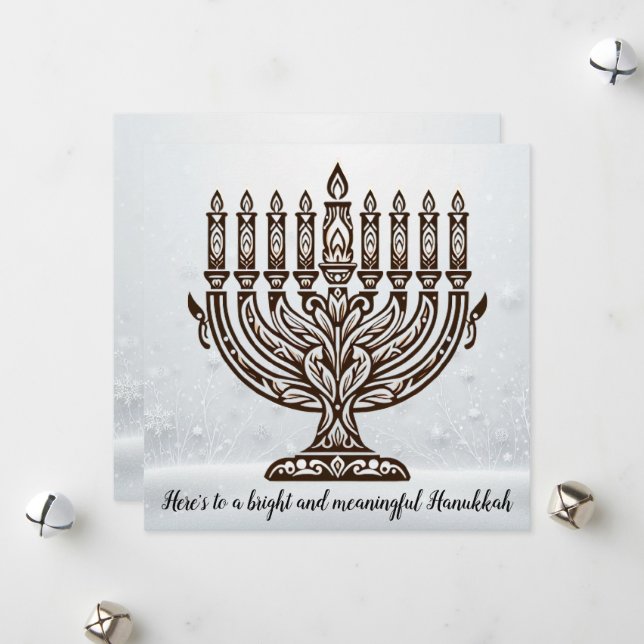 Hanukafirande Julkort (Fram/Back In Situ)