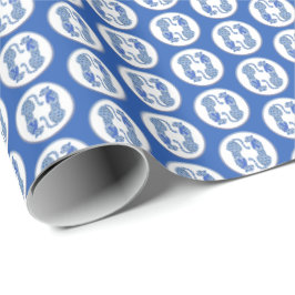 Hanukah Cheetahs Wrapping Paper Presentpapper