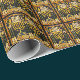 Hanukah Menorah Presentpapper