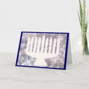 Hanukah minnesmenora helgkort