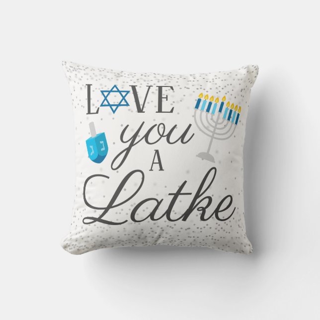 Hanukah Pillow! Kudde (Framsida)