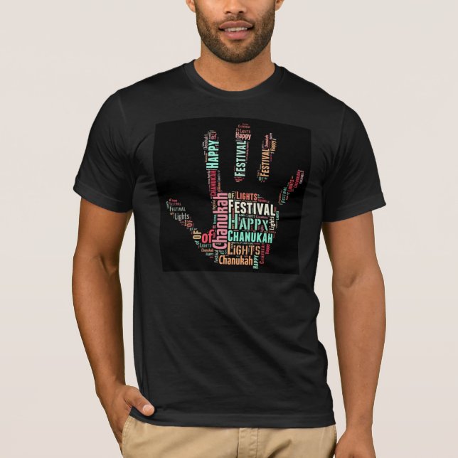 HANUKAH T-SHIRTS - CHANUKAH - JEWISH GIFTS - HENER (Framsida)