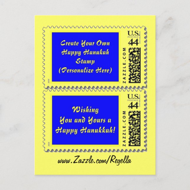 Hanukah-vykort Vykort (Framsida)