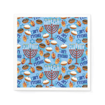 Hanukiahs, Menorahs och Candles Mönster