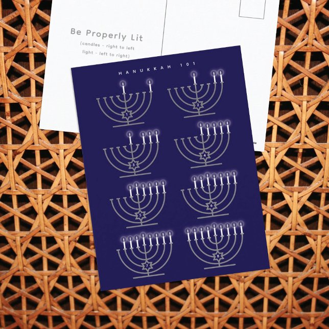 Hanukkah 101 Helgdag-vykort Helg Vykort (Skapare uppladdad)