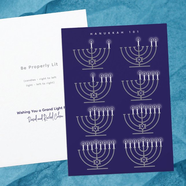 Hanukkah 101 julkort (Skapare uppladdad)