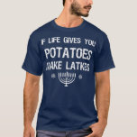 Hanukkah 2021 Funny Latkes Jewish Helgdag T Shirt<br><div class="desc">Hanukkah 2021 Funny Latkes Jewish Helgdag .</div>