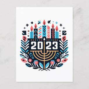 Hanukkah 2023 vykort
