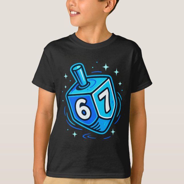 Hanukkah 67 Meme Chanukah Jewish Men Women Kids  T Shirt (Framsida)