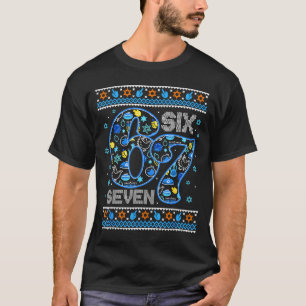 Hanukkah 67 Sex Sju Pojke Flicka Barn 67 Meme Hanu T Shirt