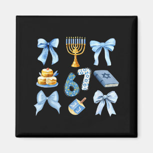 Hanukkah 67 Sex Sju Tjej Barn 67 Meme Coquette B Magnet