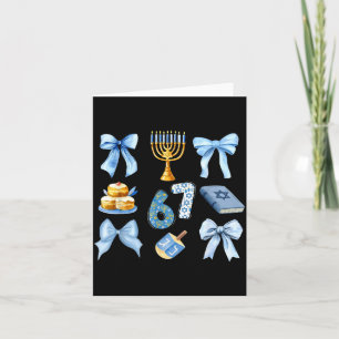 Hanukkah 67 Six Seven Tjej Barn 67 Meme Coquette B Kort