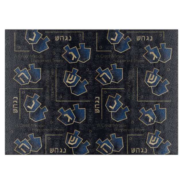 Hanukkah A Great Miracle Navy Blue (Framsidan)