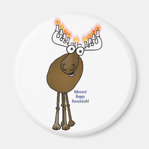 Hanukkah älg! magnet