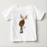 Hanukkah älg! t-shirt<br><div class="desc">Denna tecknadälgmenora önskar lite dig en Moosed lycklig Hanukkah!</div>