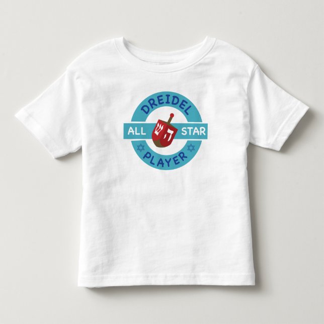 Hanukkah all Stjärna-DreidelT-tröja Tee Shirt (Framsida)