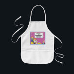 Hanukkah Apron Kids Personalize<br><div class="desc">Personlig Kids Hanukkah apron. Underbar för helgdagarna!</div>