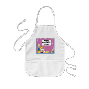 Hanukkah Apron Kids personifiera Barnförkläde