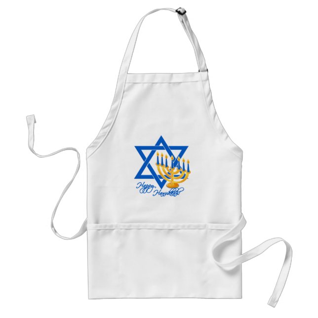 Hanukkah apron - välj stil förkläde (Framsidan)