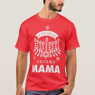 Hanukkah är bättre med att matcha Mamma-familjen T Shirt