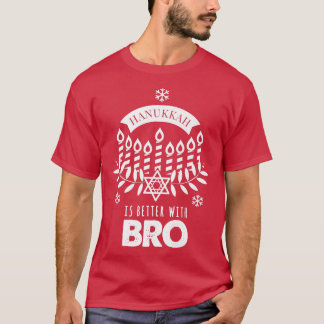 Hanukkah är bättre med Bro Brother Matching Famil T Shirt