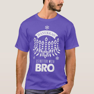 Hanukkah är bättre med Bro Brother Matching Famil T Shirt
