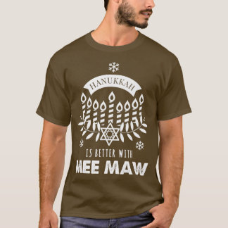 Hanukkah är bättre med Mee Maw Matching Family T Shirt