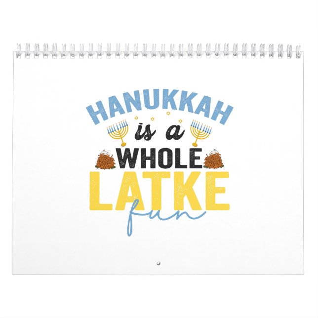 Hanukkah är en fullfjädrad Roligt, en jude Chanuka Kalender (Omslag)