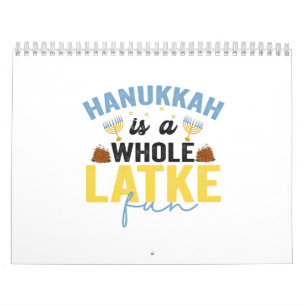 Hanukkah är en fullfjädrad Roligt, en jude Chanuka Kalender
