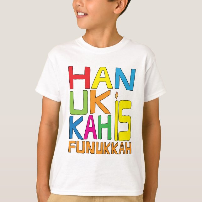 Hanukkah är Funukkah Shirt Tee Shirt (Framsida)