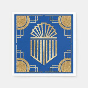 Hanukkah Art Deco Elegant Dreidel Pappersservett