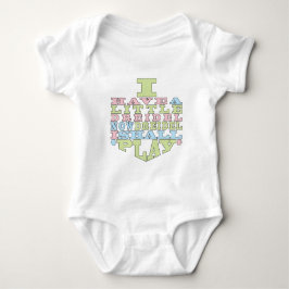 Hanukkah Baby Body Kostym ’DREIDEL PLAY’ T Shirt