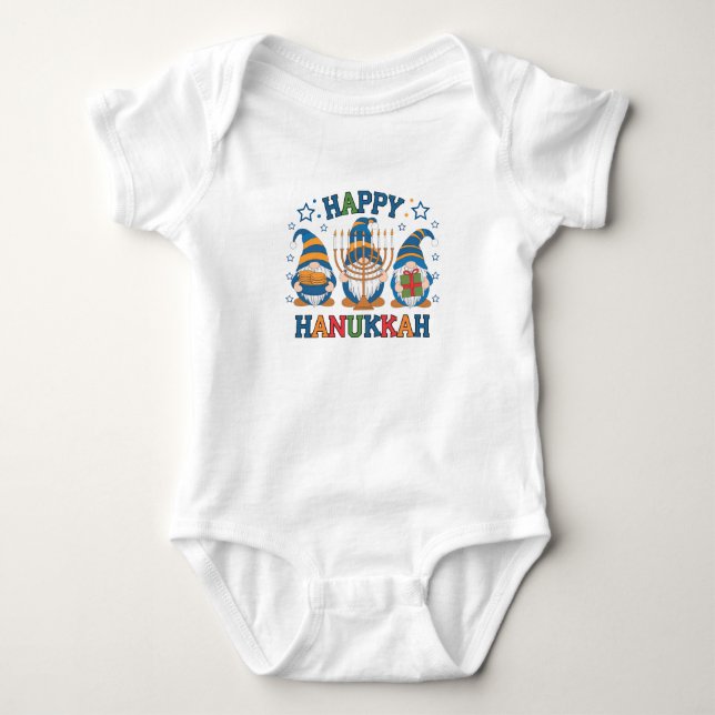Hanukkah baby Bodydräkt T Shirt (Framsida)