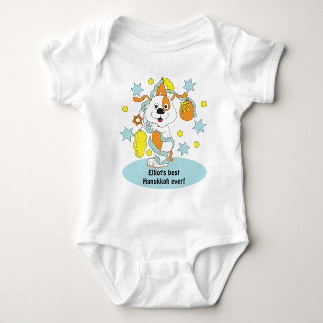 Hanukkah Baby Bodydräkt T Shirt (Framsida)
