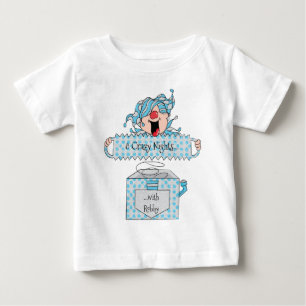 Hanukkah Baby Bra Jersey T-Shirt "Dreidel in Box"