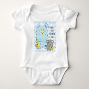 Hanukkah Baby Jersey Body Kostym/Cat+Mouse+Bird Tee Shirt