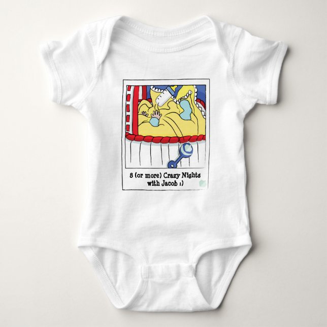 Hanukkah Baby Jersey Body Kostym T-shirt (Framsida)